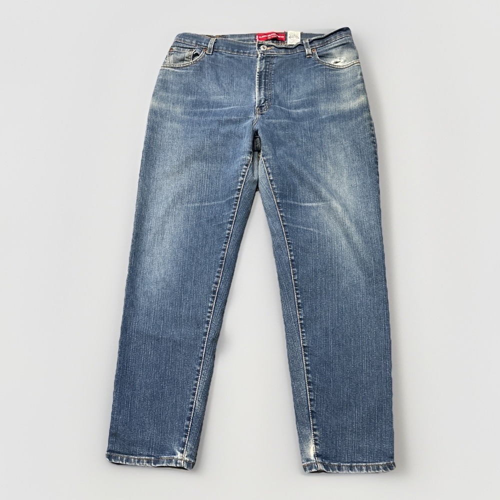 Y2K Levi's 550 Relaxed Fit Jeans Women's 16M Medium Wash Denim Tapered Leg Pants